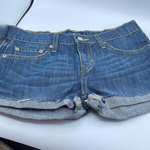 Levi’s size 1 boyfriend 513 denim shorts .